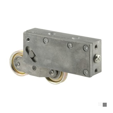 Prime-Line 1-1/2 in. Steel Ball Bearing Sliding Door Tandem Roller Assembly (Single Pack) D 1586